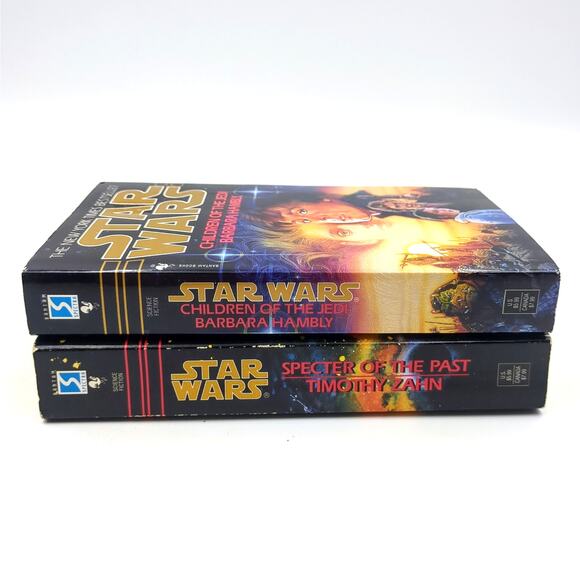 Star Wars Specter of Past Children of Jedi 2 Paperback Book Lot Lucasfilm 1996 - Picture 3 of 3
